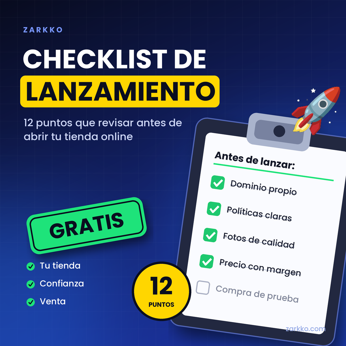 Guía Gratis: Checklist de Lanzamiento